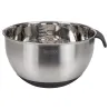 Bol mélangeur 24 cm en inox – avec poignée et fond en silicone, idéal pour les crèmes, pâtes et garnitures | miniSchoggi