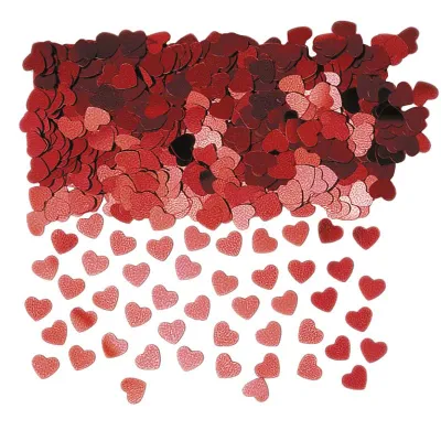 Konfetti Mix Herzen Rot, 14 g