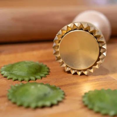 Professional Girasoli ravioli stamp, Ø 50 mm