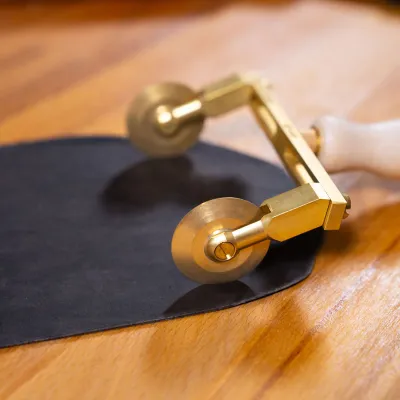 Pasta double pasta wheel, smooth finish, adjustable
