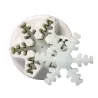 Mini snowflake cookie cutter set, 3 pieces for great decorations