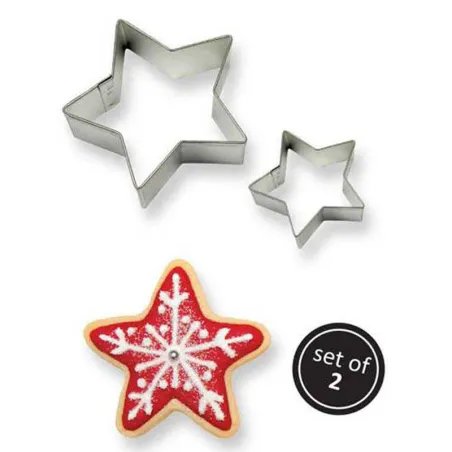 PME star cookie cutter set, 2 pieces
