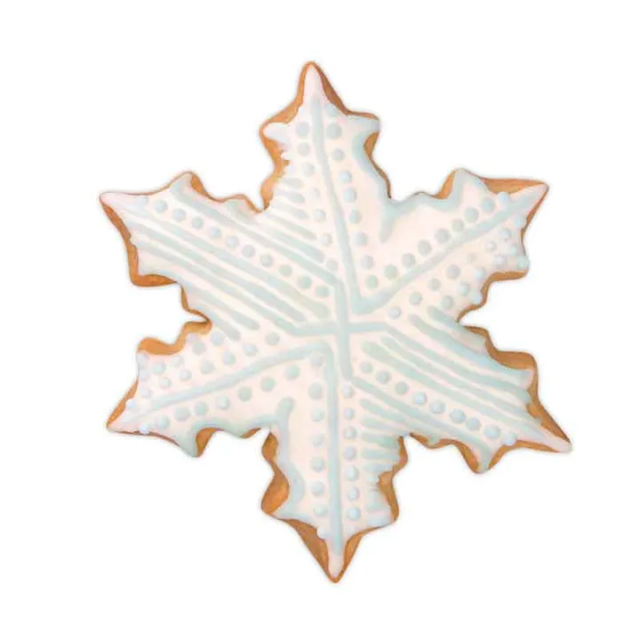 Ice crystal cookie cutter 8 cm for delicious cookies