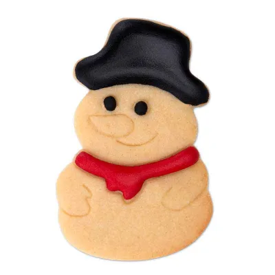 Cookie cutter snowman