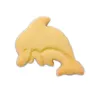 Cookie cutter dolphin embossed