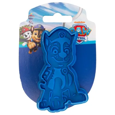 Paw Patrol Präge-Ausstecher Chase 8 cm – für Guetzli, Fondant und Motivtorten | miniSchoggi