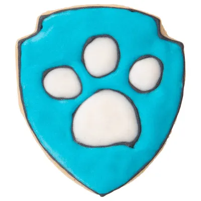Paw Patrol Embossing Cookie Cutter 5.5 cm – Paw Badge for Cookies, Fondant and marzipan | miniSchoggi