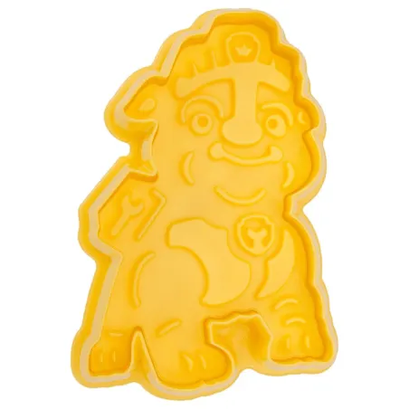 Städter Emporte-pièce gaufrage Paw Patrol Rubble 7 cm – gaufrage détaillé pour biscuits et décorations de gâteau | miniSchoggi