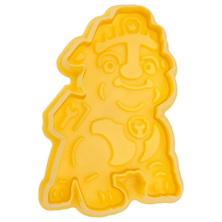 Städter Präge-Ausstecher Paw Patrol Rubble 7 cm – detailreiche Prägung für Guetzli und Tortendekorationen | miniSchoggi