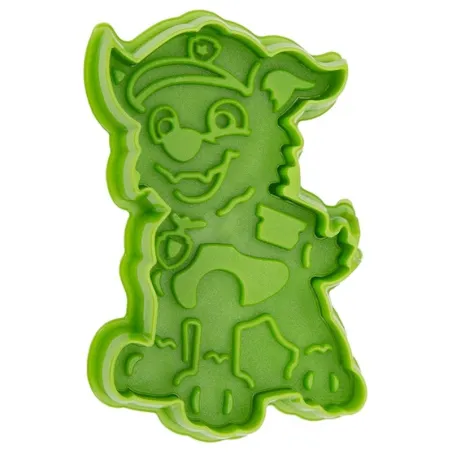 Paw Patrol Emporte-pièce à gaufrage Rocky 7.5 cm – pour biscuits, Fondant et gâteaux thématiques | miniSchoggi