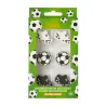 Décoration en sucre Football, chaussures incluses, 6 pièces