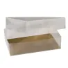 Emballage pour macarons et biscuits transparent 22x14.6x4.5 cm
