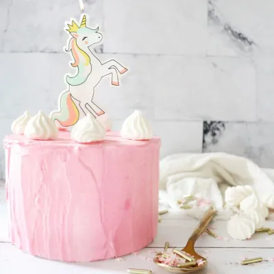 Kerze Einhorn XXL
