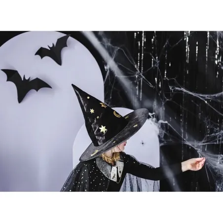 Witch hat black-gold