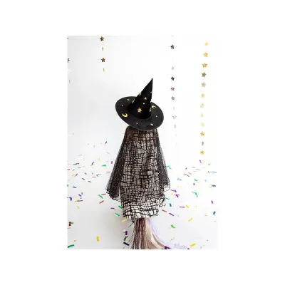 Witch hat black-gold