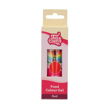 FunCakes Colorant alimentaire gel rouge, 30 g