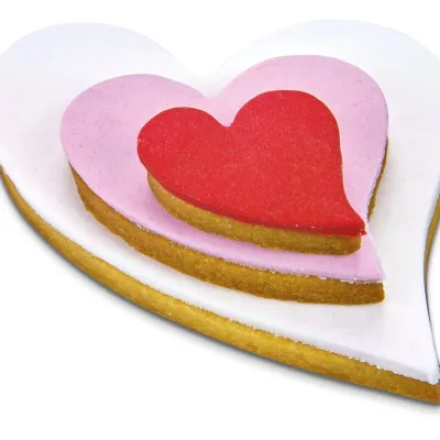 Heart cookie cutter set, 3 pieces