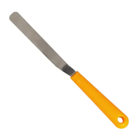 Spatule coudée Mini fine avec manche plastique Enduire les gâteaux