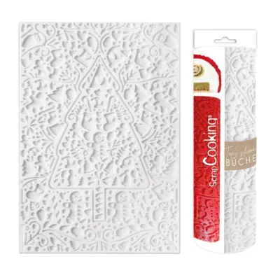 Bûche Silikonmatte Winterzauber, 18 x 28.3 cm