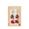Marzipan Christmas decoration, 6 pieces