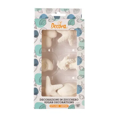Conchiglie per decorazioni in zucchero