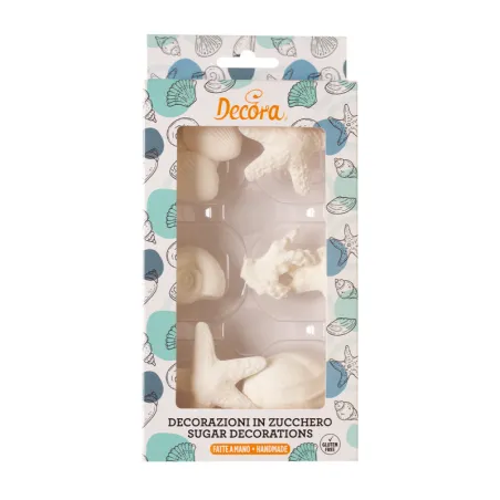 Conchiglie per decorazioni in zucchero