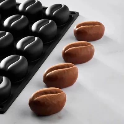 Silikonform Kaffeebohne gross