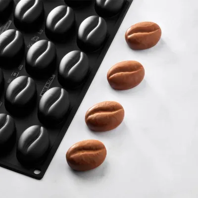 Silikonform Kaffeebohne gross