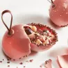 Granuli di cioccolato rosso metallizzato, 350 g