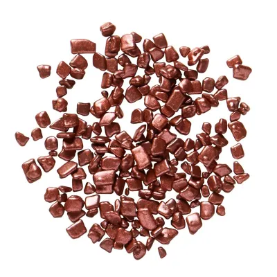 Chocolate granules metallic red, 350 g