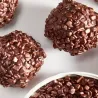 Granuli di cioccolato rosso metallizzato, 350 g
