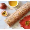 Bûche Tapis en silicone Relief en forme de goutte, 18 x 28.3 cm