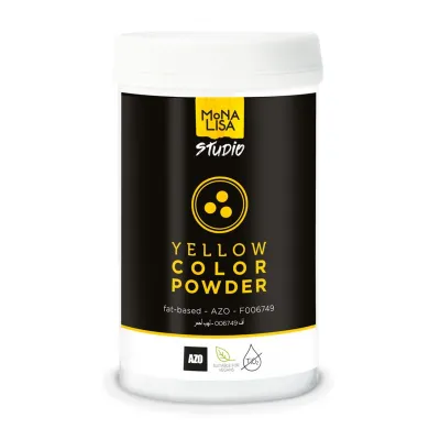 Mona Lisa fettlösliche Pulverfarbe Gelb, 100 g