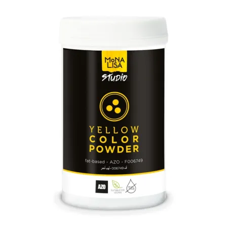 Monna Lisa vernice in polvere liposolubile giallo, 100 g