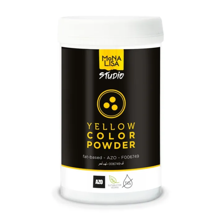 Monna Lisa vernice in polvere liposolubile giallo, 100 g