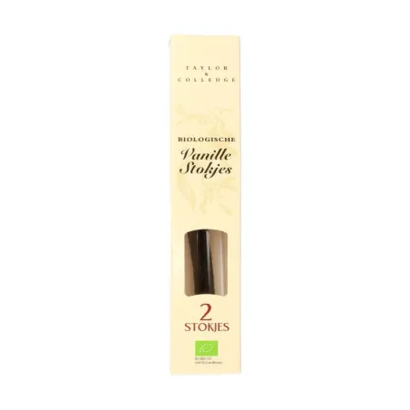 Organic vanilla pods from Madagascar, 2 pieces