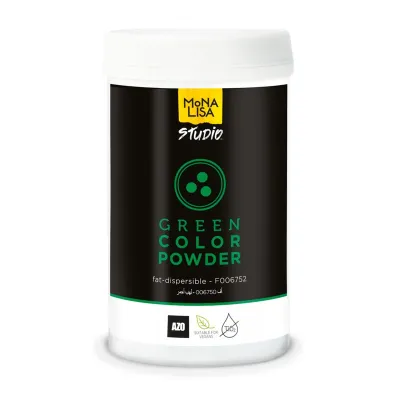 Mona Lisa fettlösliche Pulverfarbe Grün, 100 g