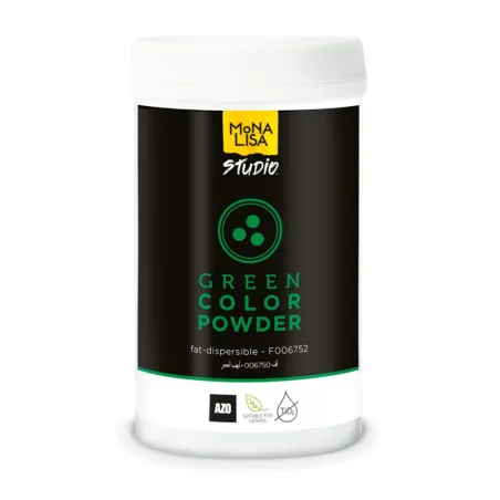 Monna Lisa polvere liposolubile colore verde, 100 g