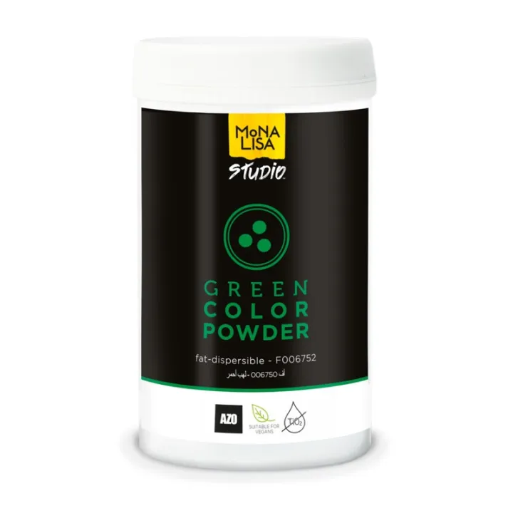 Mona Lisa fettlösliche Pulverfarbe Grün, 100 g