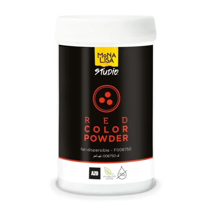 Mona Lisa fat-soluble powder paint red, 100 g