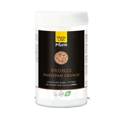 Knusprige Marzipan-Flakes Bronze, 350 g