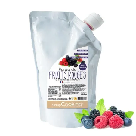 Purea di bacche rosse, 500 g