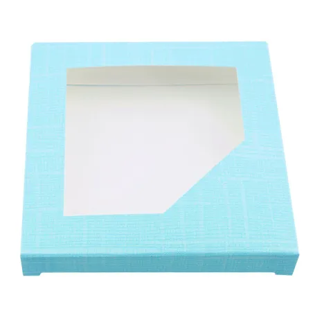 Incarto per barrette di cioccolato turchese, 10 cm x 10 cm, 10 pezzi