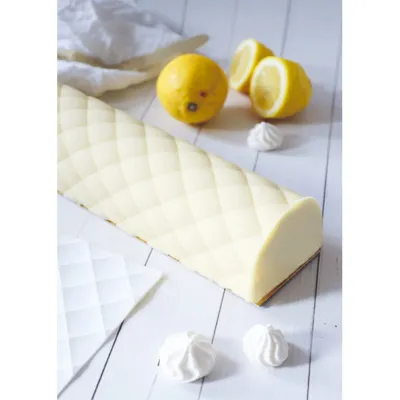 Tappetino in silicone Bûche con motivo trapuntato, 18 x 28,3 cm
