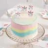 Unicorn candles, 5 pieces
