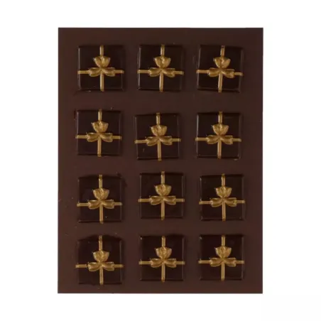 Décorations en chocolat Cadeaux, 12 pièces