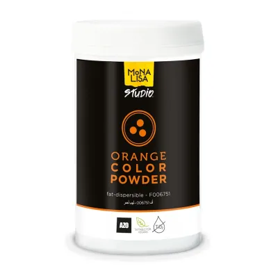 Mona Lisa fettlösliche Pulverfarbe Orange, 100 g