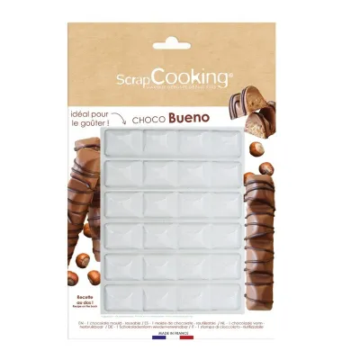 Stampo per tavolette di cioccolato Bueno, 6 pezzi
