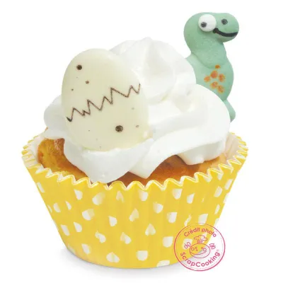 Sugar decorations Dinosaur time, 6 pieces
