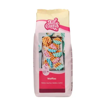 Miscela FunCakes per waffle 1 kg, Semplicemente preparare waffle celestiali